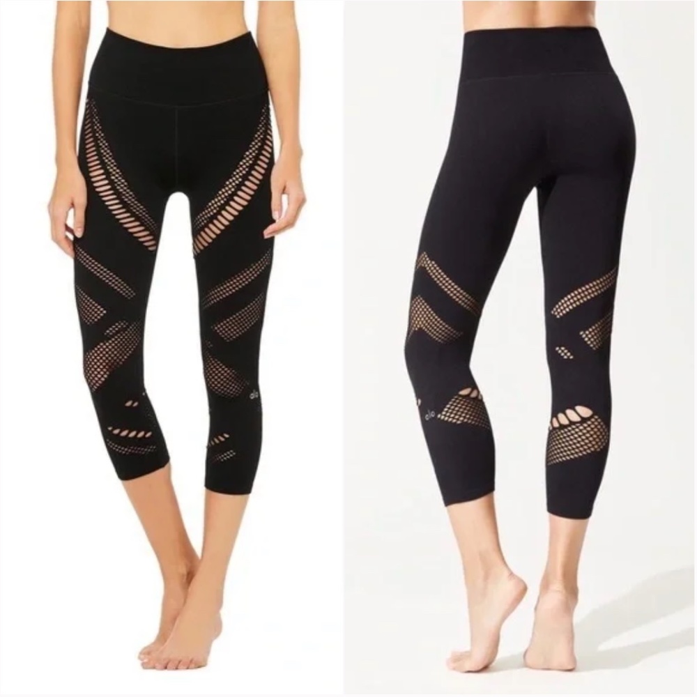 ✨NWT✨ ALO Yoga High-Waisted Seamless Radiance Capri - Sz S - Picture 4 of 10
